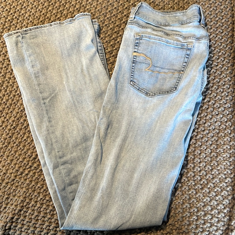 Light Blue American Eagle Flare Jeans ✨EXTRA LONG✨